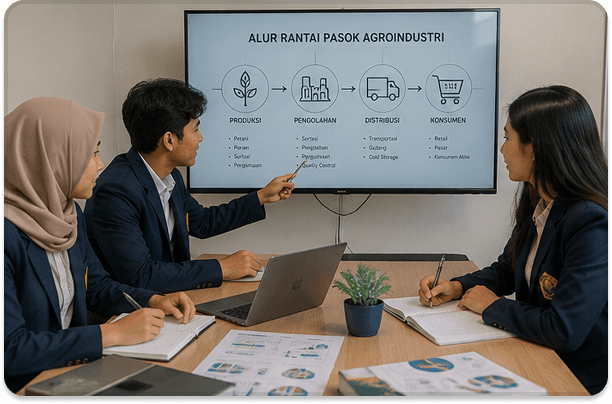 Presentasi alur rantai pasok agroindustri